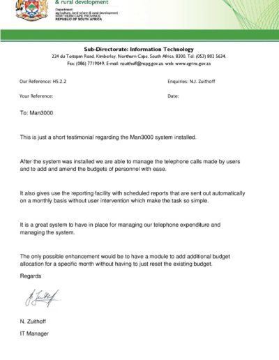 Department of Agriculture